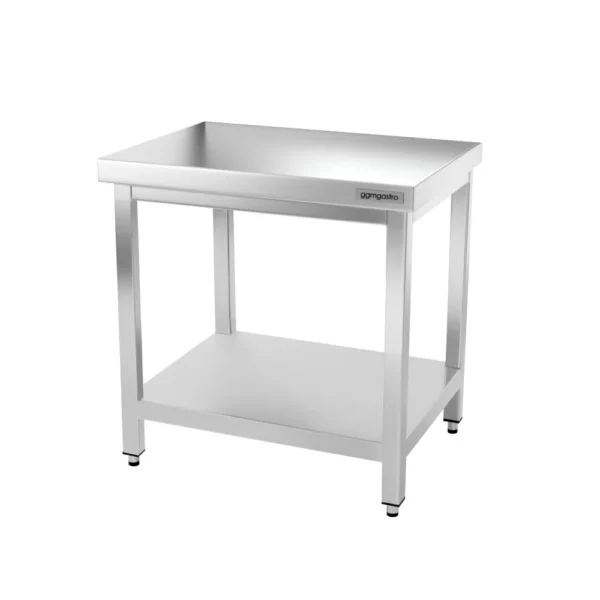 Nerezový pracovný stôl PREMIUM - 1000x600mm - s podnožou a výstuhou - Image 7