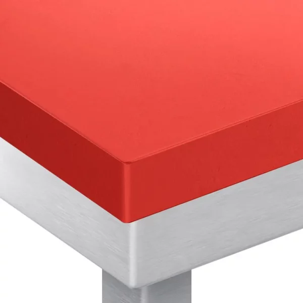 Nerezový pracovný stôl PREMIUM - 1800x800mm - s podložkou bez protisklzu vr. rezná doska - Image 2