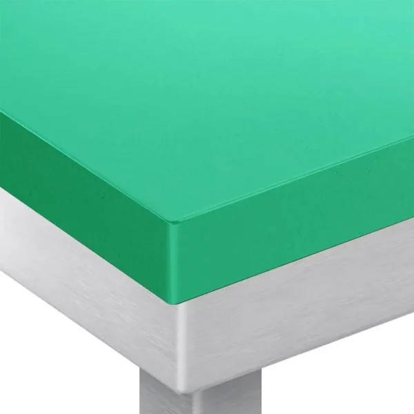 Nerezový pracovný stôl PREMIUM - 1800x800mm - s podložkou bez zadného lemu vr. rezná doska - Image 2