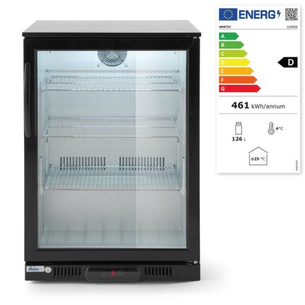 Chladnička na nápoje jednodverová, 126 l, Arktic, 220-240V/135W, 600x500x(H)900mm - Image 7