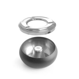 Čierny popolník, HENDI, ø105x(H)58mm