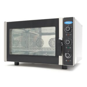 Kombinovaná parná rúra - vhodná pre 4 zásobníky (1/1 GN / 60 x 40 cm) - analógová - 400V