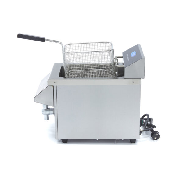 Indukčná fritéza s kohútikom – 1×8 l | Maxima 09371090 - Image 6