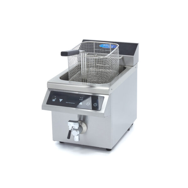 Indukčná fritéza s kohútikom – 1×8 l | Maxima 09371090 - Image 8