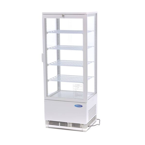 Výkladová chladnička - 98L - 43cm - Biela