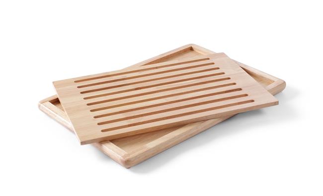 Doska na krájanie chleba, HENDI, Tmavá dubová, 475x322mm – Obrázok 2