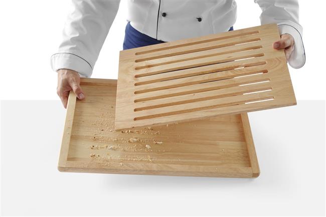 Doska na krájanie chleba, HENDI, Tmavá dubová, 475x322mm – Obrázok 11