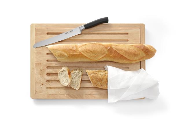Doska na krájanie chleba, HENDI, Tmavá dubová, 475x322mm – Obrázok 8