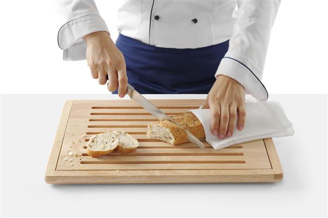 Doska na krájanie chleba, HENDI, Tmavá dubová, 475x322mm – Obrázok 9