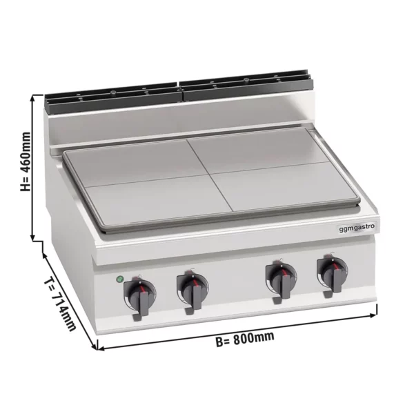Elektrický sporák s varnou doskou - 9 kW - Image 2