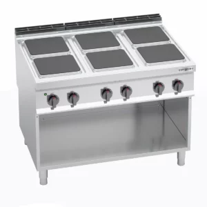 Elektrický sporák - 21 kW - 6 platní štvorcových