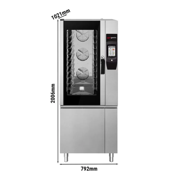 Konvektomat - Touch - 10x GN 1/1 - s funkciou grilu a systémom zberu tuku