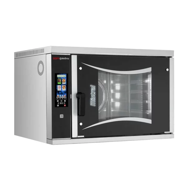 Pekársky kombinovaný konvektomat - Touch - 6x EN 60x40 - vrátane základného rámu a držiaka podnosu - Image 5