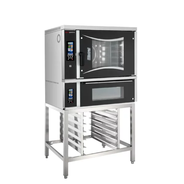 Pekársky kombinovaný konvektomat - Touch - 6x EN 60x40 - vrátane pece na pizzu a základného rámu - Image 3