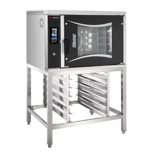 Pekársky kombinovaný konvektomat - Touch - 6x EN 60x40 - vrátane základného rámu a držiaka podnosu - Image 2
