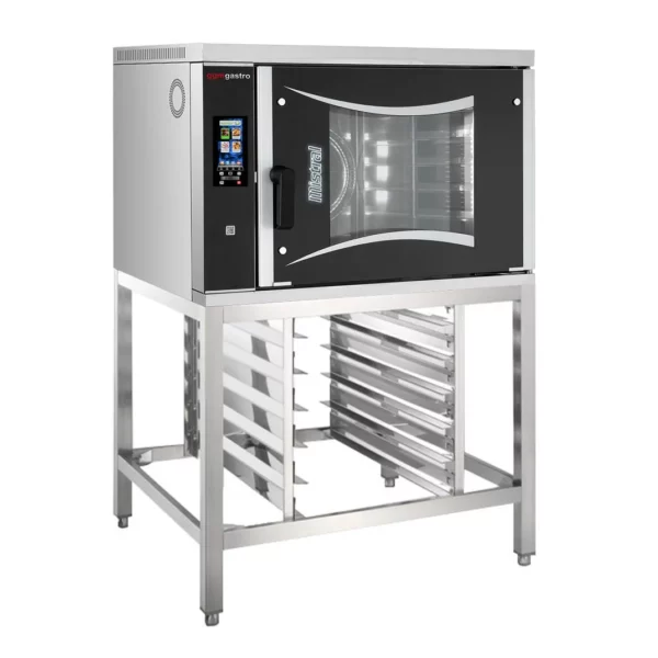 Pekársky kombinovaný konvektomat - Touch - 6x EN 60x40 - vrátane základného rámu a držiaka podnosu - Image 3