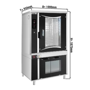 Pekársky kombinovaný konvektomat- Digitálny - 10x EN 60x40 - vrátane kysovacej skrinky