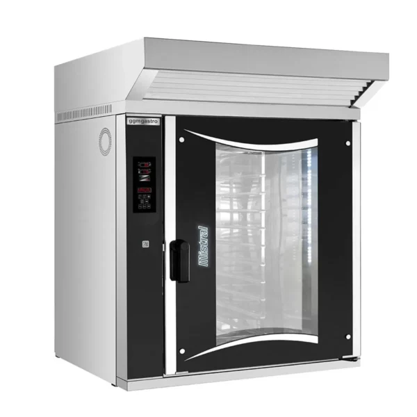 Pekársky kombinovaný konvektomat - digitálny - 10x EN 60x40 - vrátane digestora, motora a kondenzátora - Image 4