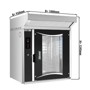 Pekársky kombinovaný konvektomat - digitálny - 10x EN 60x40 - vrátane digestora, motora a kondenzátora