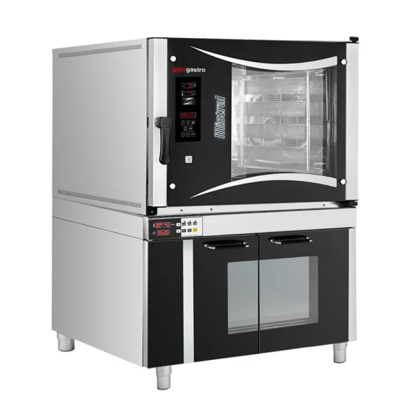 Pekársky kombinovaný konvektomat - Digitálny - 5x EN 80x40 - vrátane kysnutia - Image 4