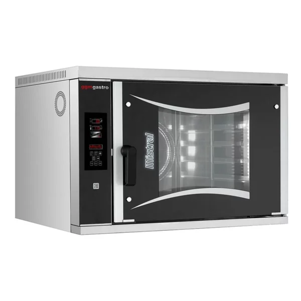Pekárenský kombinovaný konvektomat - Digitálny - 6x EN 60x40 - vrátane pece na pizzu, podstavca a skrinky na kysnutie - Image 2