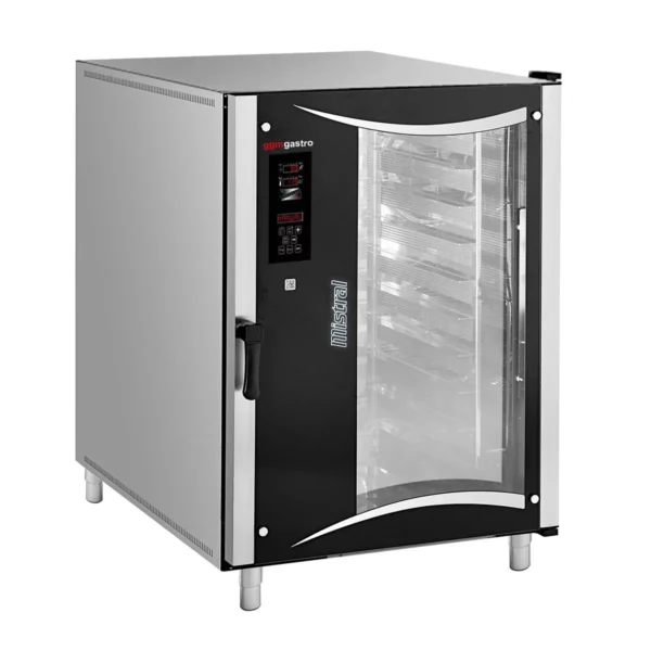 Pekársky kombinovaný konvektomat - digitálny - 10x EN 80x40 - vrátane digestora, motora a kondenzátora - Image 3