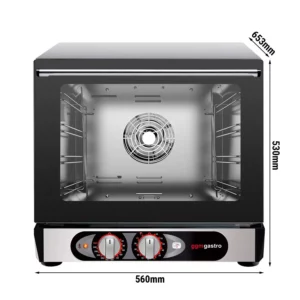 Teplovzdušná rúra COMPACT - manuálna - vrátane 4 plechov 450x340mm