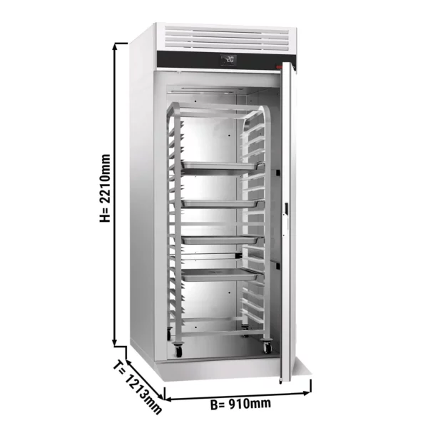 Pojazdná chladnička PREMIUM - GN 2/1 - GN 1/1 - EN 60x40 - 700 litrov - s 1 dverami