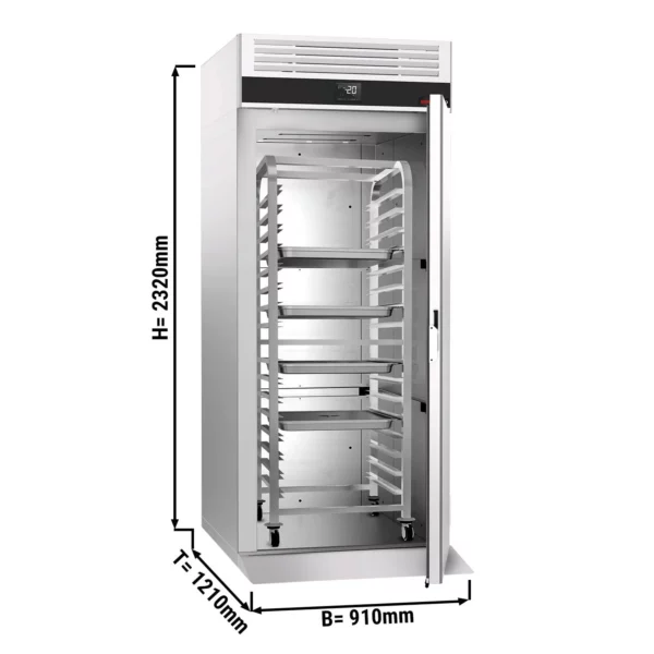 Pojazdová mraznička PREMIUM - GN 2/1 - GN 1/1 - EN 60x40 - 700 litrov - s 1 dvierkami