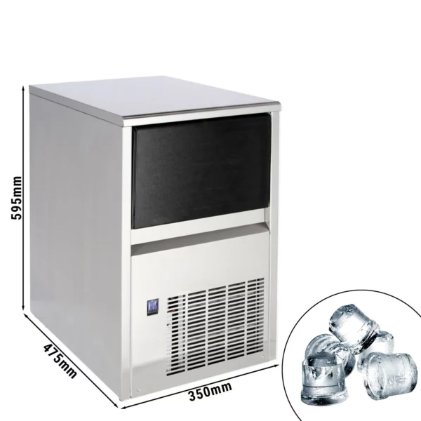 Výrobník ľadových kociek - valec - 23 kg/24 h