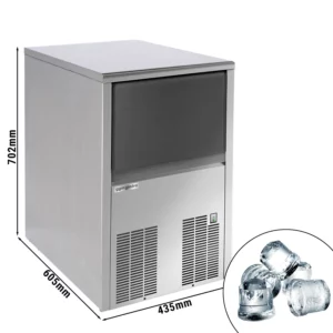 Výrobník ľadových kociek - valec - 46 kg/ 24 h
