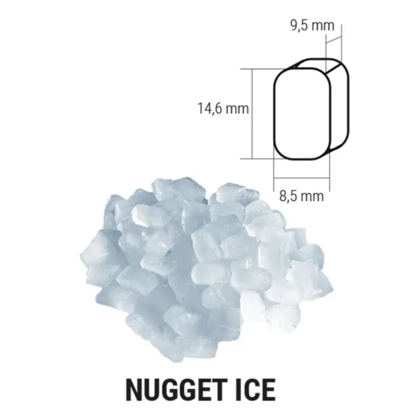 Výrobník ľadových kociek - 335 kg/24h - vrátane zásobníka na ľad - Image 9