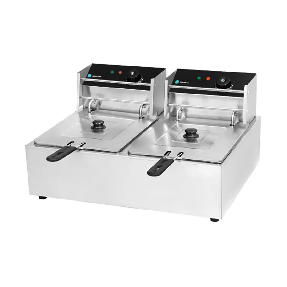 Elektrická fritéza – 2 x 6 l | HKN-FR66L