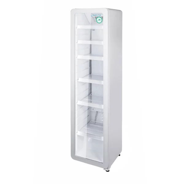 GASTRO COOL | Chladnička so sklenenými dverami - 220 litrov - úzka - 1 sklenené dvere - biela - Image 5