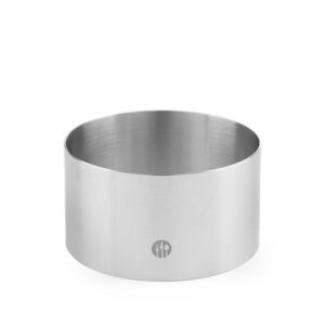 Forma na jedlo v tvare prsteňa a zatláčač, HENDI, ø80x(H)45mm