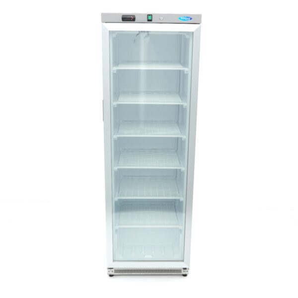 Mraznička - 400L - nerezová oceľ - so sklenenými dverami - Image 2