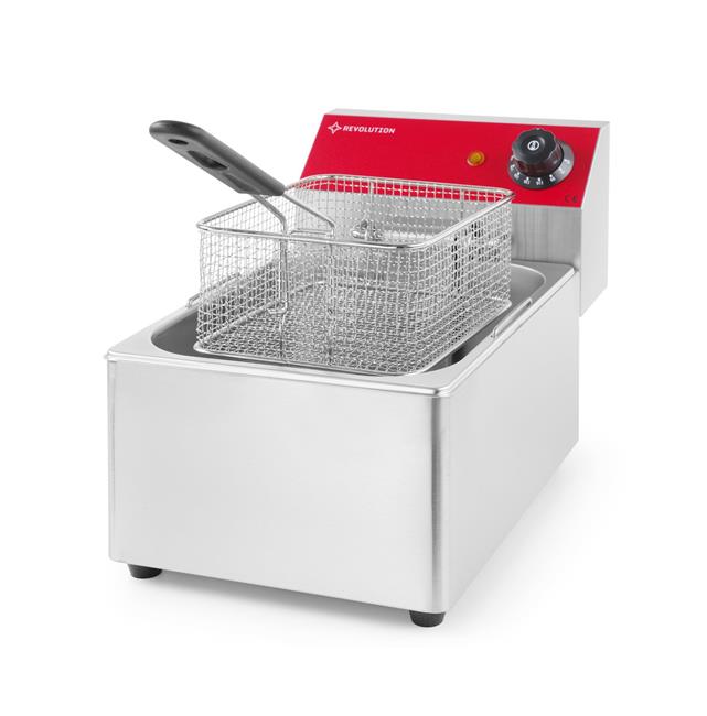 Fritéza 6 l, Revolution, 6 l, 230V/3300W, 265x430x(H)290mm – Obrázok 4