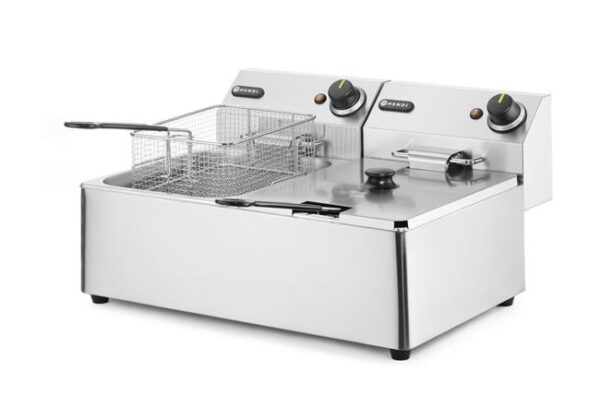 Fritéza manuálna Kitchen Line – 2 x 6 l | Hendi 205853 - Image 3