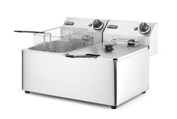Fritéza Kitchen Line - 2x 8L, HENDI, Kitchen Line, 16L, 230V/7000W, 542x430x(H)351mm - Image 2