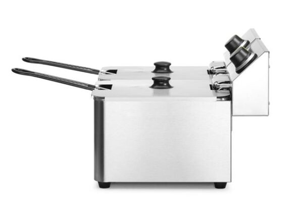 Fritéza Kitchen Line - 2x 8L, HENDI, Kitchen Line, 16L, 230V/7000W, 542x430x(H)351mm - Image 4