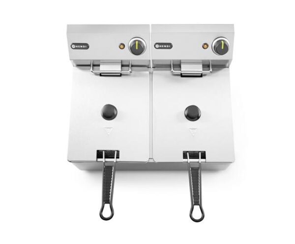 Fritéza Kitchen Line - 2x 8L, HENDI, Kitchen Line, 16L, 230V/7000W, 542x430x(H)351mm - Image 5