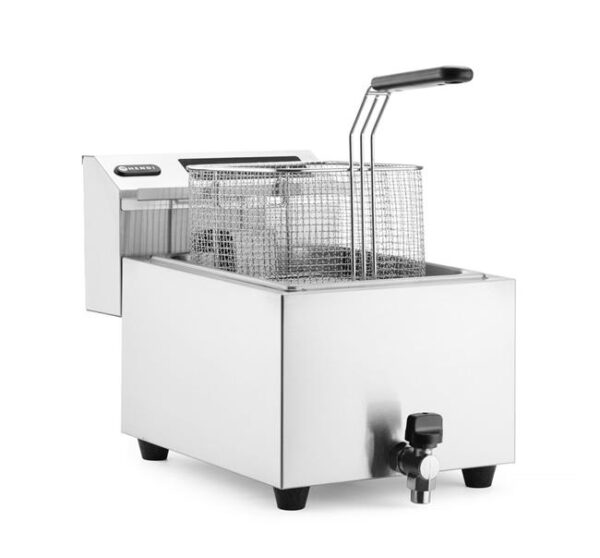 Fritéza s digitálnym ovládacím panelom Profi Line s výpustným ventilom – 8 l, HENDI, Profi Line, 8L, 230V/3500W, 305x515x(H)345mm - Image 3