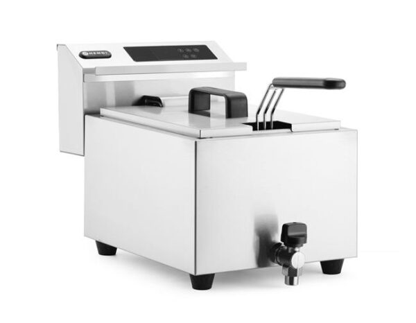 Fritéza s digitálnym ovládacím panelom Profi Line s výpustným ventilom – 8 l, HENDI, Profi Line, 8L, 230V/3500W, 305x515x(H)345mm - Image 4