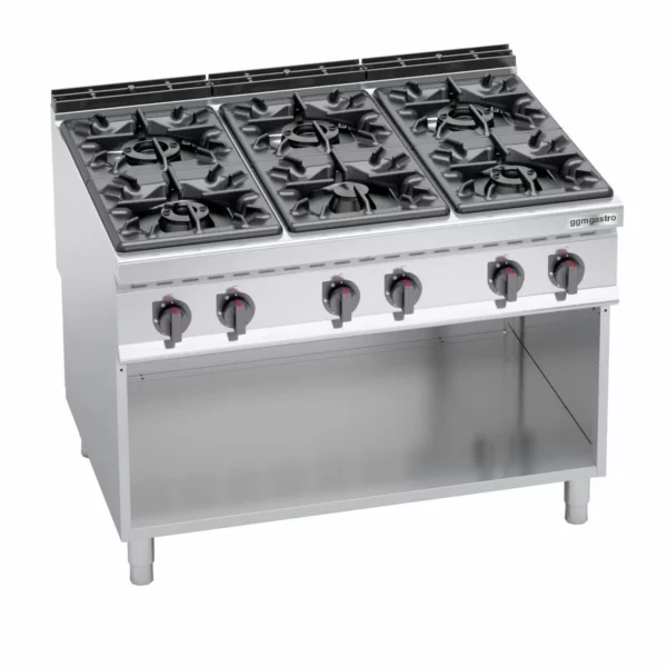 Plynový sporák - 53,5 kW - 6 horákov - Image 6