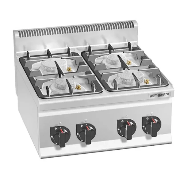 Plynový sporák - 19 kW - 4 horáky - Image 3