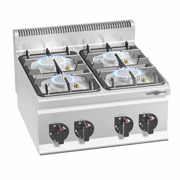 Plynový sporák - 19 kW - 4 horáky - Image 4