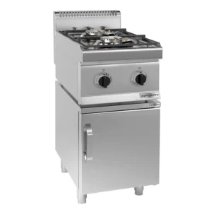 Plynový sporák - 7 kW - 2 horáky - vrátane podstavca s 1 dvierkami