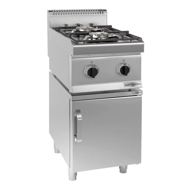Plynový sporák - 7 kW - 2 horáky - vrátane podstavca s 1 dvierkami
