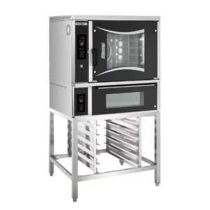 Pekárenská plynová teplovzdušná rúra - digitálna - 6x EN 60x40 - vrátane pecí na pizzu a základného rámu