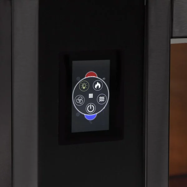 Rotačná plynová pekárenská teplovzdušná rúra - Touch - 10x EN 60x40 - s kysnoucou skriňou a umývacím systémom - Image 5